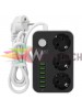 Ldnio (SΕ3631) Πολύπριζο  με 3 Πρίζες και 6 Υποδοχές USB, Μαύρο Εικόνα & Ήχος
