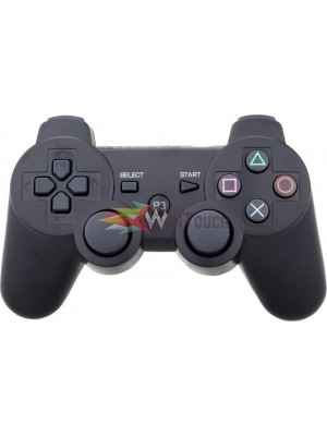 Detech Doubleshock Wireless Controller Για PS3. Μαύρο (13008) Gaming/Ψυχαγωγία
