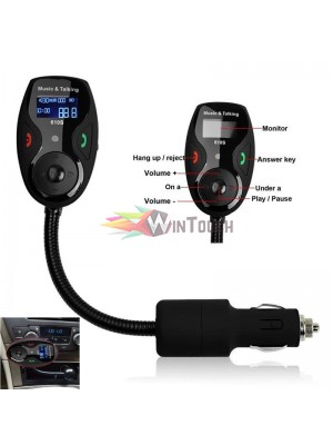 Trait-tech 610s Bluetooth Hands Free Car Kit Fm Transmitter - Music And Voice , Μαύρο Αξεσουάρ