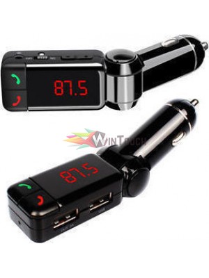 Bluetooth USB MP3 Player & Φορτιστής 2x USB 2A αυτοκινήτου - Car FM Transmitter OEM BC06 Αξεσουάρ