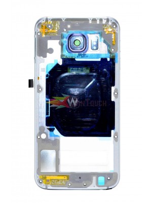 Original Μεσαίο Πλαίσιο με Κεραία NFC για Samsung Galaxy S6 (SM-G920F), Μαύρο Ανταλλακτικά
