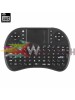 OEM A250 Wireless Mini QWERTY Keyboard + Touch Pad - Game Controller. ΜΑΥΡΟ Αξεσουάρ