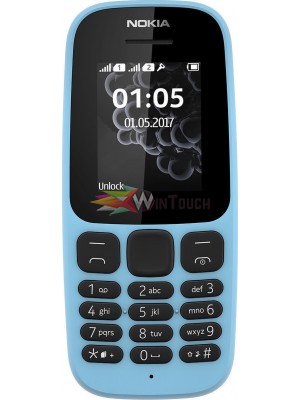 Nokia 105 2017 Dual Sim Blue (Ελληνικό Μενού) Κινητά Τηλέφωνα