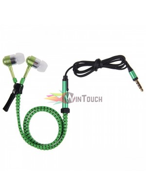 ZIPPER in Ear ZIP Ακουστικά 3.5mm με Μικρόφωνο, Πράσινο Αξεσουάρ