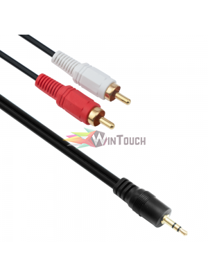 Καλώδιο Ήχου 3.5mm Μ / 2xRCA Μ, 1.5m, DeTech, High Quality- 18116 Εικόνα & Ήχος Καλώδιο Ήχου 3.5mm Μ / 2xRCA Μ, 1.5m, DeTech, High Quality- 18116 Εικόνα & Ήχος