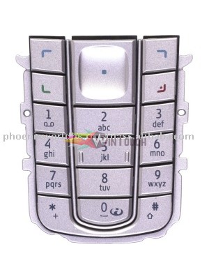 Γνήσια Πλήκτρα για Nokia 6230. Ασημί  Ανταλλακτικά
