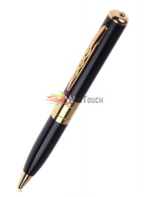 Στυλό με ενσωματωμένη κάμερα HD 1280x960 και μικρόφωνο, MicroSD, Gold Εικόνα & Ήχος