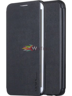 X-Level Book Case Fib Color Series για Samsung Galaxy S9+ Μαύρο