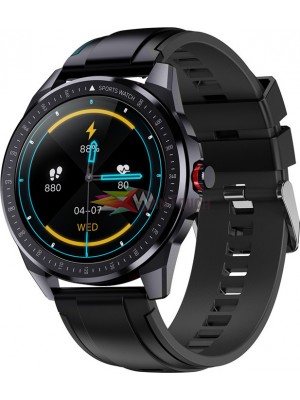 ΙΝΤΙΜΕ smartwatch SN88, 1.28" έγχρωμο, IP68, HR & Blood pressure, μαύρο