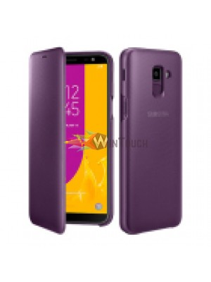 Samsung J600F Galaxy J6 2018 Wallet Cover Original Purple Samsung J600F Galaxy J6 2018 Wallet Cover Original Purple