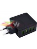 Φορτιστής  AWEI  C842  με 4 Θύρες USB  4.0A Fast Charging – Μαύρο