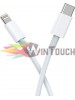 AWEI καλώδιο CL-68 USB-C male - Lightning Λευκό 1m