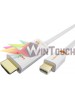 CABLETIME καλώδιο Mini DisplayPort σε HDMI AV588, 4K/30HZ, 1.8m, λευκό
