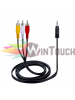 Καλώδιο SGL AUX σε RCA / VCR 1.5μ (1518) Καλώδιο SGL AUX σε RCA / VCR 1.5μ (1518)