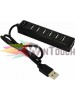 LAMTECH USB HUB 7 PORTS BLACK LAMTECH USB HUB 7 PORTS BLACK