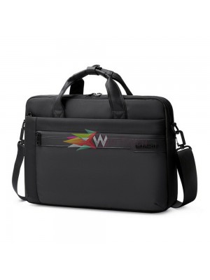 Τσάντα Ώμου / Χειρός GOLDEN WOLF GW00010, με θήκη laptop 15.6", 12L - Μαύρη
