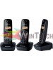 Panasonic ασύρματο τηλέφωνο με ελληνικό μενού (KX-TG1611) - Μαύρο/Γκρί