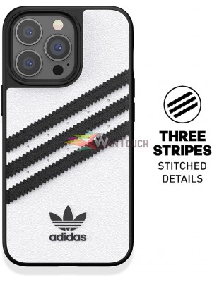 Adidas OR Mouded Case PU για Apple iPhone 13/13 Pro λευκό/μαύρο