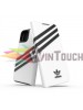 Θήκη Book adidas OR PU για Apple iPhone 13 λευκό-μαύρο