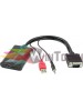 Powertech Μετατροπέας VGA/USB/3.5mm σε HDMI CAB-H070, 1080p, 0.2m, μαύρος