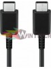 Καλώδιο Samsung (EP-DG977BBE) USB 2.0 Type C σε Type C 1m  Bulk - Μαύρο