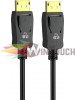 POWERTECH καλώδιο DisplayPort 1.2V CAB-DP046, copper, 4K, 1.5m - Μαύρο POWERTECH καλώδιο DisplayPort 1.2V CAB-DP046, copper, 4K, 1.5m - Μαύρο