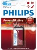 PHILIPS Power αλκαλικές μπαταρίες 6LR61P1B/10, 6LR61 9V, 1τμχ PHILIPS Power αλκαλικές μπαταρίες 6LR61P1B/10, 6LR61 9V, 1τμχ