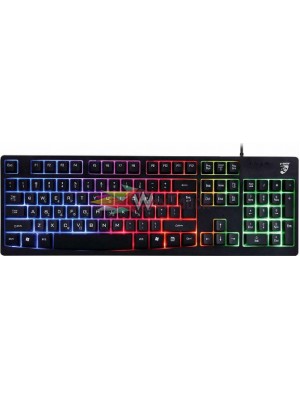 ROAR gaming πληκτρολόγιο RR-0005, ενσύρματο, αθόρυβα πλήκτρα, RGB, μαύρο ROAR gaming πληκτρολόγιο RR-0005, ενσύρματο, αθόρυβα πλήκτρα, RGB, μαύρο