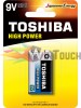 Toshiba High Power Αλκαλική Μπαταρία 9V 1τμχ Toshiba High Power Αλκαλική Μπαταρία 9V 1τμχ