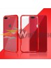 OKKES" "MAIGER" TPU Glass Case for Apple iPhone 7 Plus / 8 Plus Red OKKES" "MAIGER" TPU Glass Case for Apple iPhone 7 Plus / 8 Plus Red