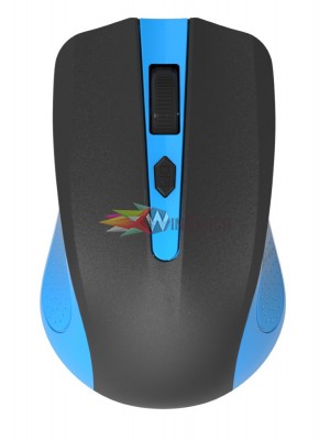 POWERTECH Wireless Mouse, Οπτικό, 1600 DPI, μαύρο-μπλε