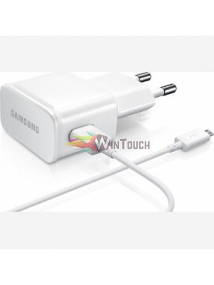 Samsung micro USB Cable & Wall Adapter Λευκό (ETA-U90EW & ECB-DU4AWE) (Bulk)