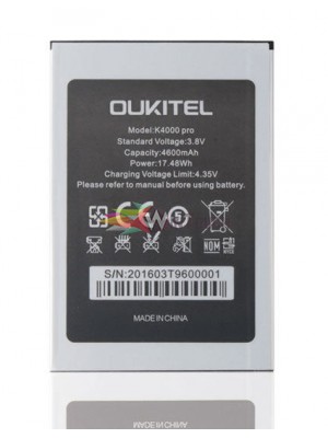 OUKITEL Μπαταρία αντικατάστασης για Smartphone K4000-PRO OUKITEL Μπαταρία αντικατάστασης για Smartphone K4000-PRO