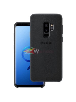 Samsung Alcantara Cover Case (EF-XG965ABEGWW) Black (Samsung Galaxy S9 Plus)
