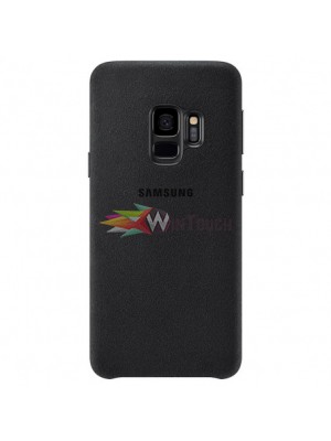 Samsung Alcantara Cover Μαύρο (Galaxy S9)