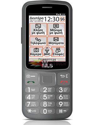 MLS Easy S1 8GB Μαύρο Dual Sim Smartphone