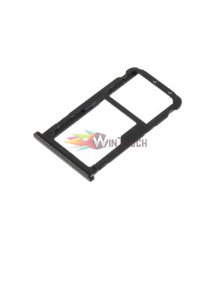 ORIGINAL Sim/SD Card Tray Black για Huawei Mate 10 Lite