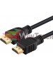 POWERTECH καλώδιο HDMI (M) to HDMI (M) 15+1, CCS, Gold Plug, Black, 2m