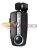 POWERTECH Bluetooth headset Klipp PT-733, multipoint, BT V4.1, ασημί