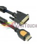 Καλώδιο DeTech HDMI σε DVI, 5m, Φερριτή, HQ, Μαύρο - 18191 Καλώδιο DeTech HDMI σε DVI, 5m, Φερριτή, HQ, Μαύρο - 18191