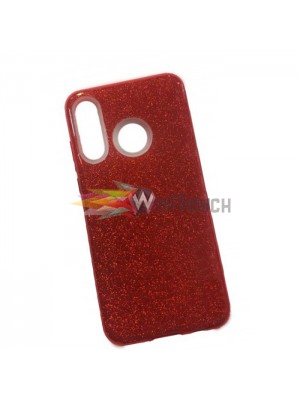 Θήκη για Huawei P30 Lite Silicone Red Glitter