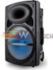 VOICE KRAFT Φορητό ηχείο VK12-HF, 12" Woofer, 50W RMS, LED, FM/USB/SD/BT Εικόνα & Ήχος