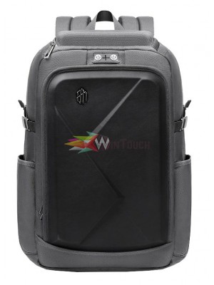 ARCTIC HUNTER τσάντα πλάτης B-00295-GY με θήκη laptop eva πρόσοψη, γκρι