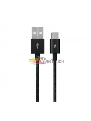 Type C Καλώδιο Φόρτισης & Data AlumiCable™ Black 120cm Type-C