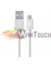 Micro USB Καλώδιο Φόρτισης & Data AlumiCable™ Silver 120cm Fast Charge Compatible Micro-USB