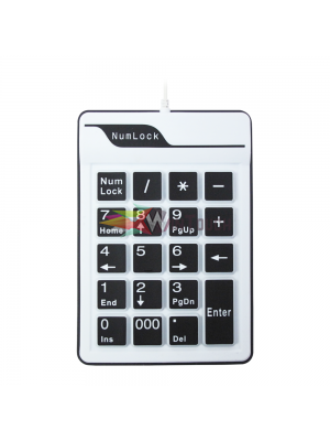 Αριθμητικό Πληκτρολόγιο FTK - 801, USB, White - 6042W Αριθμητικό Πληκτρολόγιο FTK - 801, USB, White - 6042W