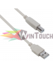 Καλώδιο Εκτυπωτή USB A σε USB B, 5m, DeTech, High Quality - 18040