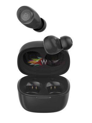 HIFUTURE earphones AirBuds, true wireless, με θήκη φόρτισης, μαύρα