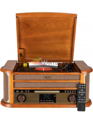 Reflexion HIF2002DAB Ρετρό σύστημα HiFi με λειτουργία κωδικοποίησης 2 x 40 Watt Αναπαραγωγή MP3 μέσω CD & USB, Bluetooth