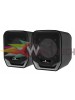 POWERTECH Multimedia Ηχεία PT-422, 2.0 channel, 2x 3W, USB, Aux in